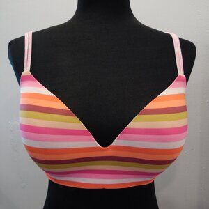 Victoria's Secret Wireless Lightly Lined T-shirt Bra Women's Size 36DD Fun Color